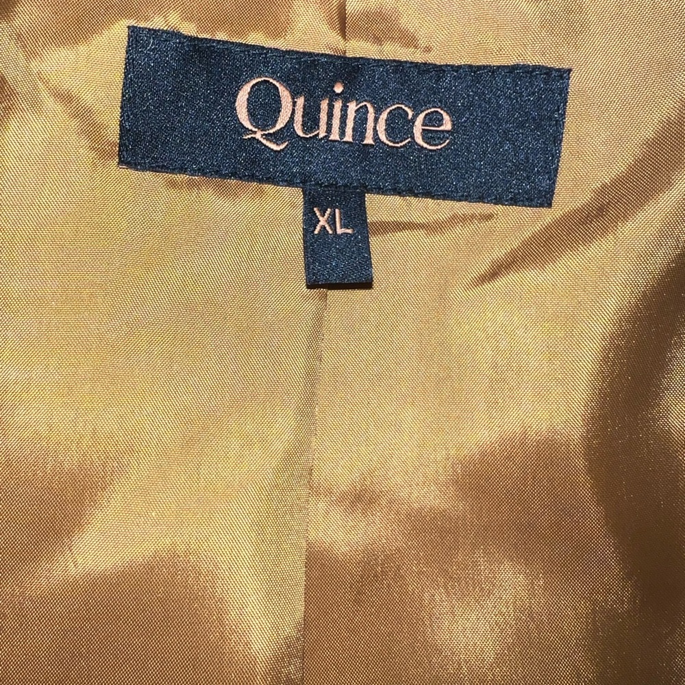 Quince Rich Brown Leather Jacket - Picture 4 of 4